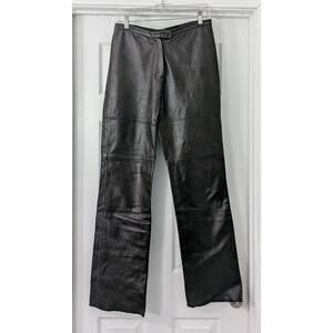 Genuine Leather Brown Pants